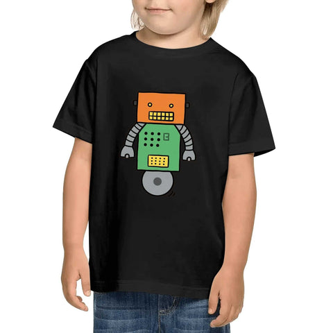 Kids Cotton T-Shirt - Robot 2 - Mr.Shit