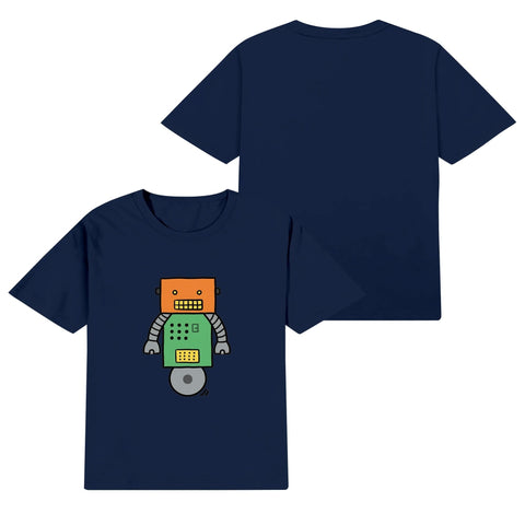 Kids Cotton T-Shirt - Robot 2 - Mr.Shit
