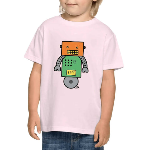 Kids Cotton T-Shirt - Robot 2 - Mr.Shit