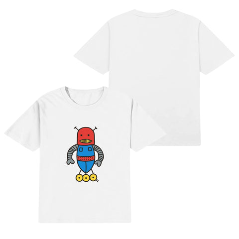 Kids Cotton T-Shirt - Robot - Mr.Shit
