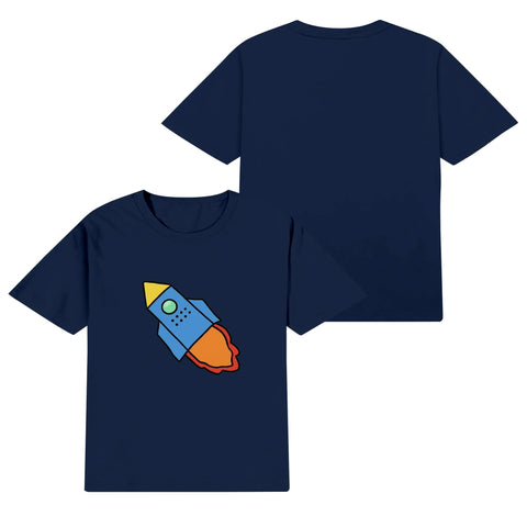 Kids Cotton T-Shirt - Rocket - Mr.Shit