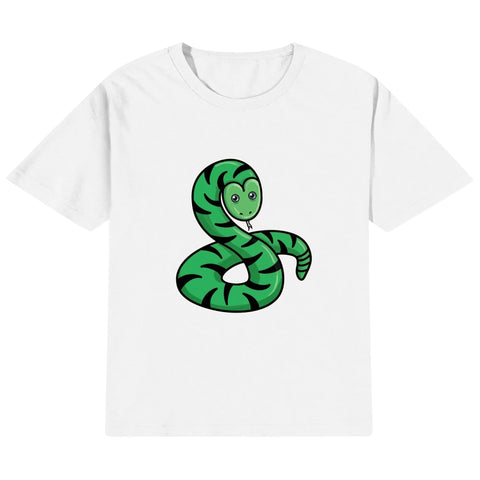 Kids Cotton T-Shirt - Snake - Mr.Shit