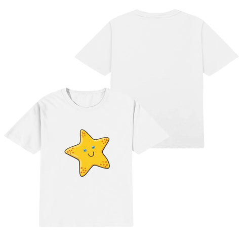 Kids Cotton T-Shirt - Starfish - Mr.Shit