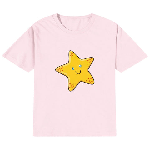 Kids Cotton T-Shirt - Starfish - Mr.Shit