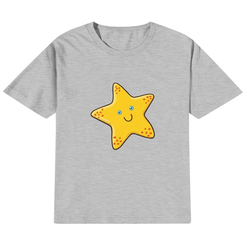 Kids Cotton T-Shirt - Starfish - Mr.Shit