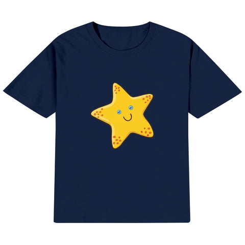 Kids Cotton T-Shirt - Starfish - Mr.Shit