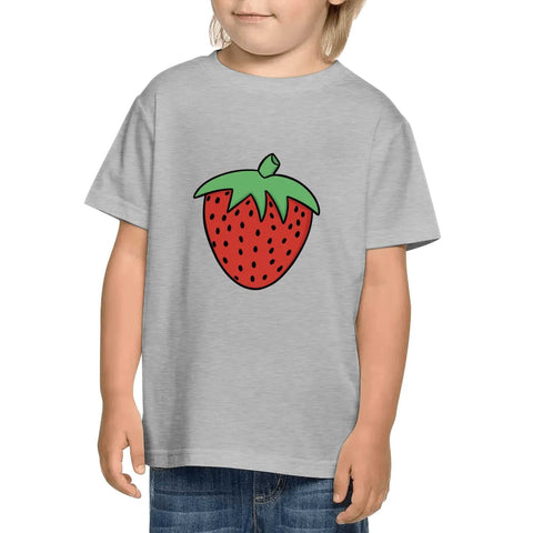 Kids Cotton T-Shirt - Strawberry - Mr.Shit