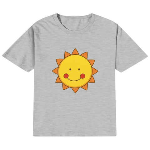 Kids Cotton T-Shirt - Sun - Mr.Shit