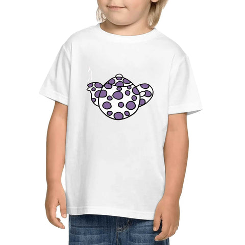 Kids Cotton T-Shirt - Tea Pot - Mr.Shit