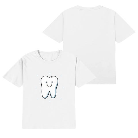 Kids Cotton T-Shirt - Tooth - Mr.Shit