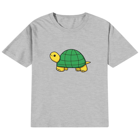 Kids Cotton T-Shirt - Tortoise - Mr.Shit