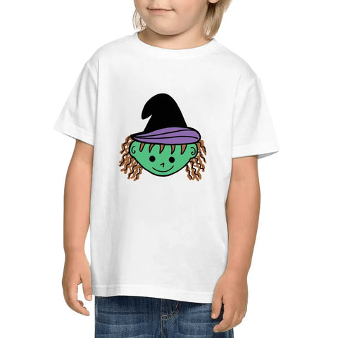 Kids Cotton T-Shirt - Witch - Mr.Shit