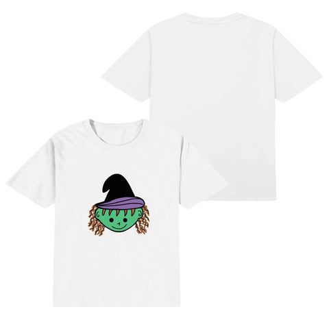 Kids Cotton T-Shirt - Witch - Mr.Shit