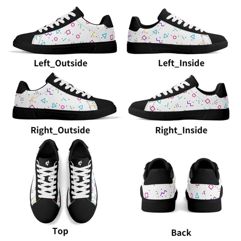 Mr.Shit Leather Skateboard Shoes - 90s Pattern 2 Shoes & Footwear 63 $