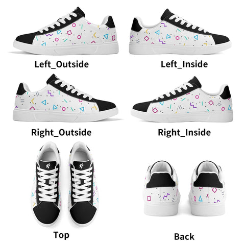 Mr.Shit Leather Skateboard Shoes - 90s Pattern 2 Shoes & Footwear 63 $