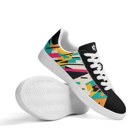 Mr.Shit Leather Skateboard Shoes - 90s Pattern Shoes & Footwear 63 $