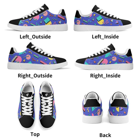Mr.Shit Leather Skateboard Shoes - 90s Pattern 3 Shoes & Footwear 63 $