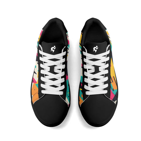 Mr.Shit Leather Skateboard Shoes - 90s Pattern Shoes & Footwear 63 $