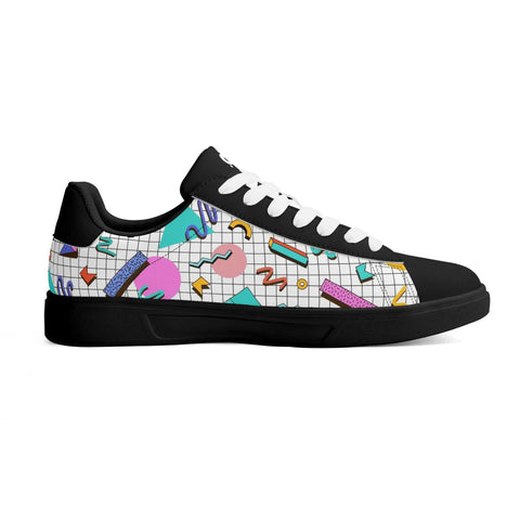 Mr.Shit Leather Skateboard Shoes - 90s Pattern 4 Shoes & Footwear 63 $