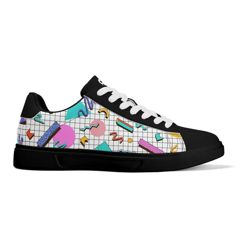 Mr.Shit Leather Skateboard Shoes - 90s Pattern 4 Shoes & Footwear 63 $