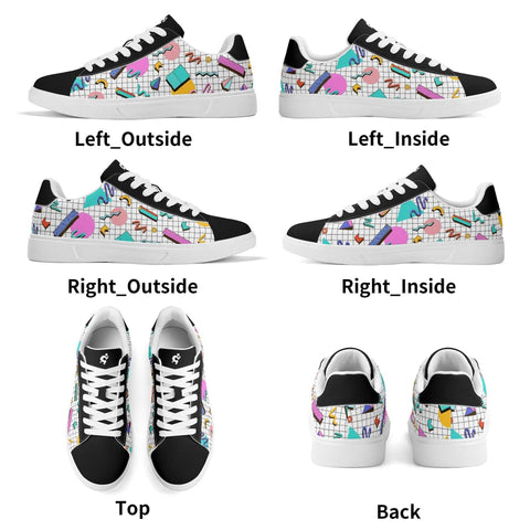 Mr.Shit Leather Skateboard Shoes - 90s Pattern 4 Shoes & Footwear 63 $
