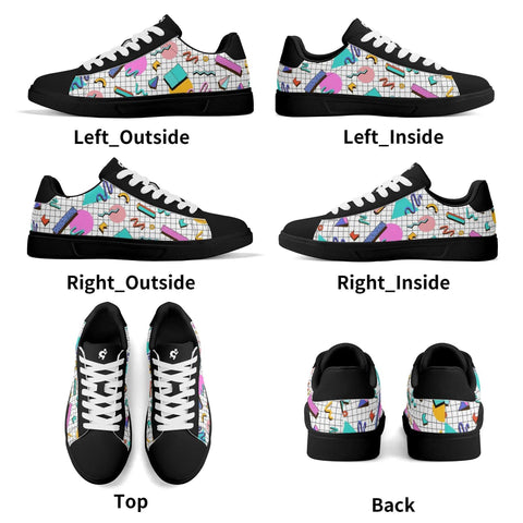Mr.Shit Leather Skateboard Shoes - 90s Pattern 4 Shoes & Footwear 63 $