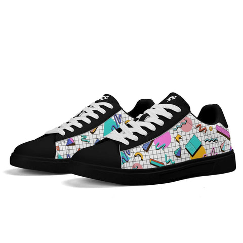 Mr.Shit Leather Skateboard Shoes - 90s Pattern 4 Shoes & Footwear 63 $