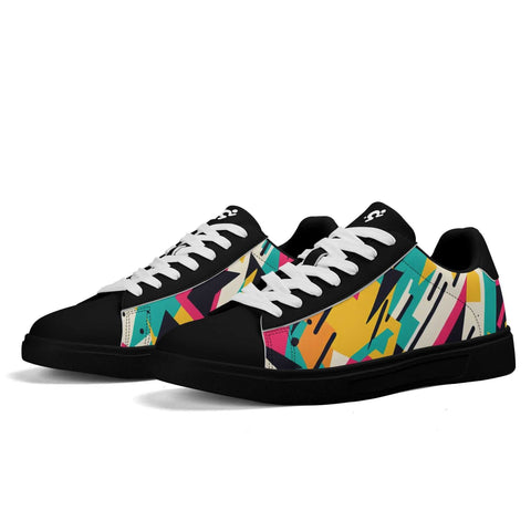 Mr.Shit Leather Skateboard Shoes - 90s Pattern Shoes & Footwear 63 $