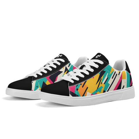 Mr.Shit Leather Skateboard Shoes - 90s Pattern $ 63.95