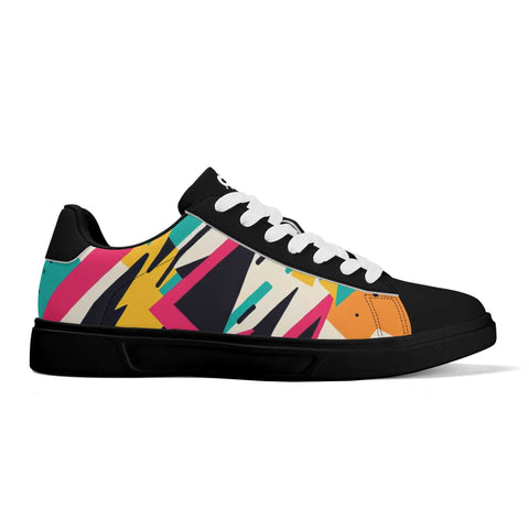 Mr.Shit Leather Skateboard Shoes - 90s Pattern Shoes & Footwear 63 $