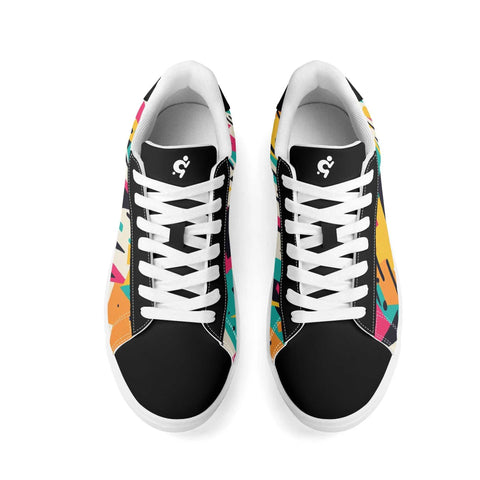 Mr.Shit Leather Skateboard Shoes - 90s Pattern Shoes & Footwear 63 $