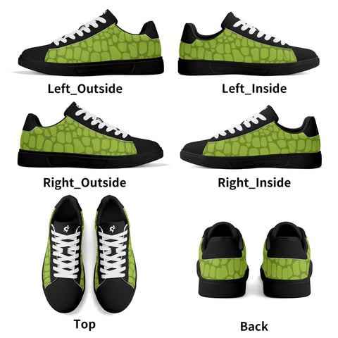 Mr.Shit Leather Skateboard Shoes - Crocodile Pattern Shoes & Footwear 63 $
