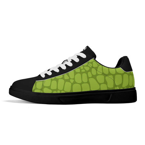 Mr.Shit Leather Skateboard Shoes - Crocodile Pattern Shoes & Footwear 63 $