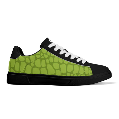 Mr.Shit Leather Skateboard Shoes - Crocodile Pattern Shoes & Footwear 63 $