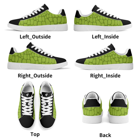 Mr.Shit Leather Skateboard Shoes - Crocodile Pattern Shoes & Footwear 63 $