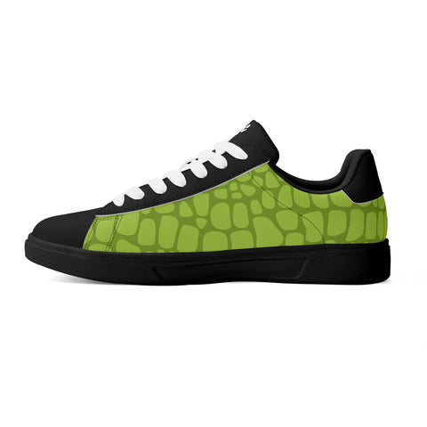 Mr.Shit Leather Skateboard Shoes - Crocodile Pattern Shoes & Footwear 63 $