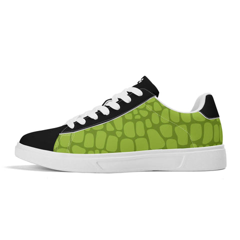 Mr.Shit Leather Skateboard Shoes - Crocodile Pattern Shoes & Footwear 63 $