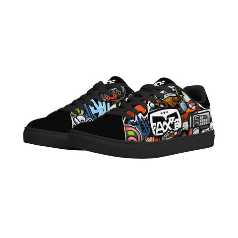 Leather Skateboard Shoes - Graffiti - Mr.Shit