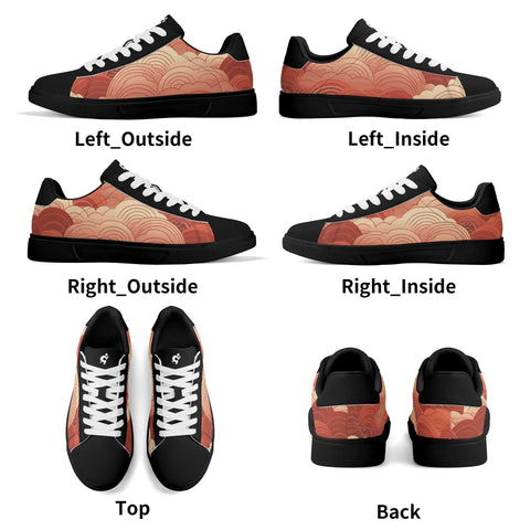 Mr.Shit Leather Skateboard Shoes - Red Clouds Shoes & Footwear 63 $