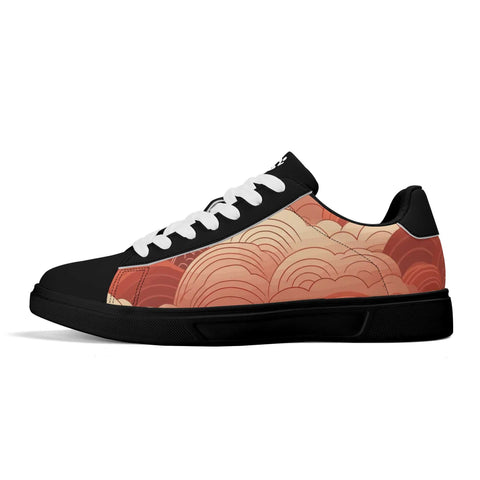 Mr.Shit Leather Skateboard Shoes - Red Clouds Shoes & Footwear 63 $