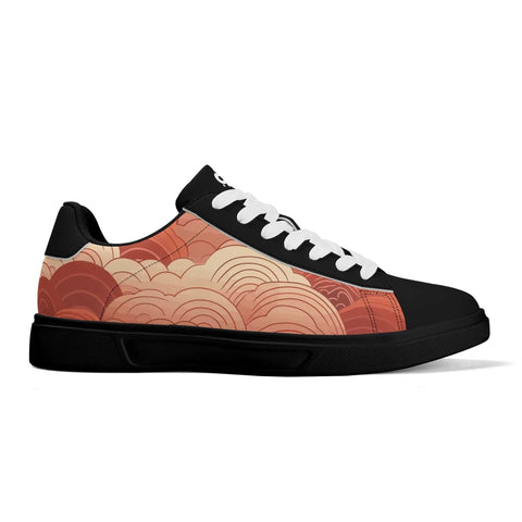 Mr.Shit Leather Skateboard Shoes - Red Clouds Shoes & Footwear 63 $