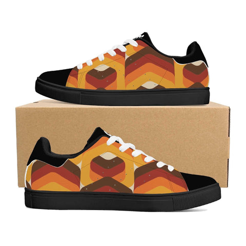 Leather Skateboard Shoes - Retro - Mr.Shit