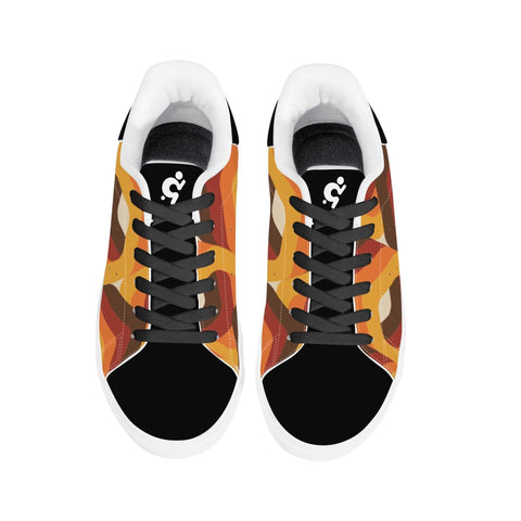 Leather Skateboard Shoes - Retro - Mr.Shit