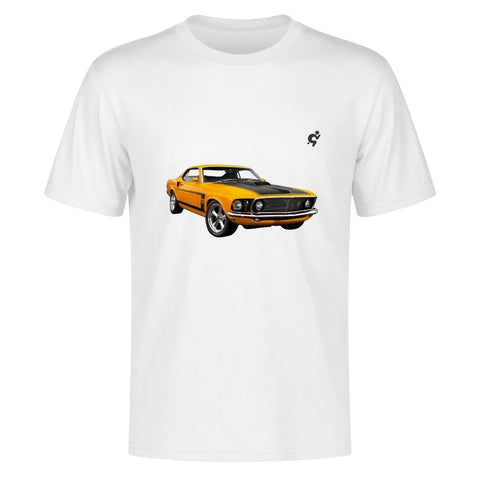 Mens 100% Cotton - 1969 Ford Mustang - Mr.Shit