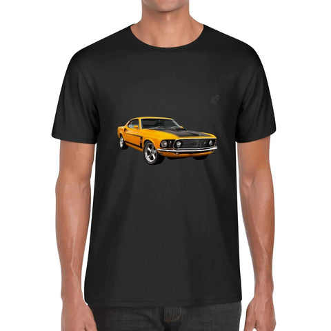 Mens 100% Cotton - 1969 Ford Mustang - Mr.Shit