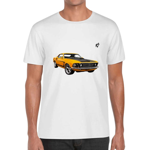 Mens 100% Cotton - 1969 Ford Mustang - Mr.Shit
