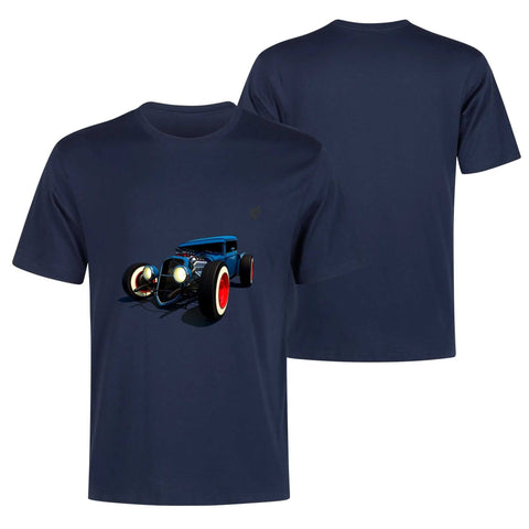 Mens 100% Cotton - Blue Hotrod - Mr.Shit