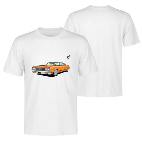 Mens 100% Cotton - Classic Car Orange - Mr.Shit