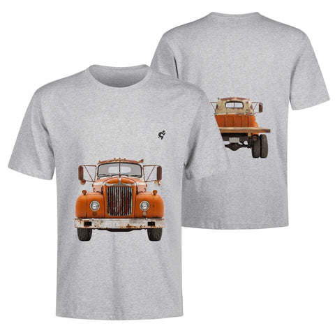 Mens 100% Cotton - Classic Mack Truck F/B 2 - Mr.Shit