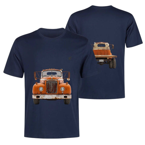Mens 100% Cotton - Classic Mack Truck F/B 2 - Mr.Shit